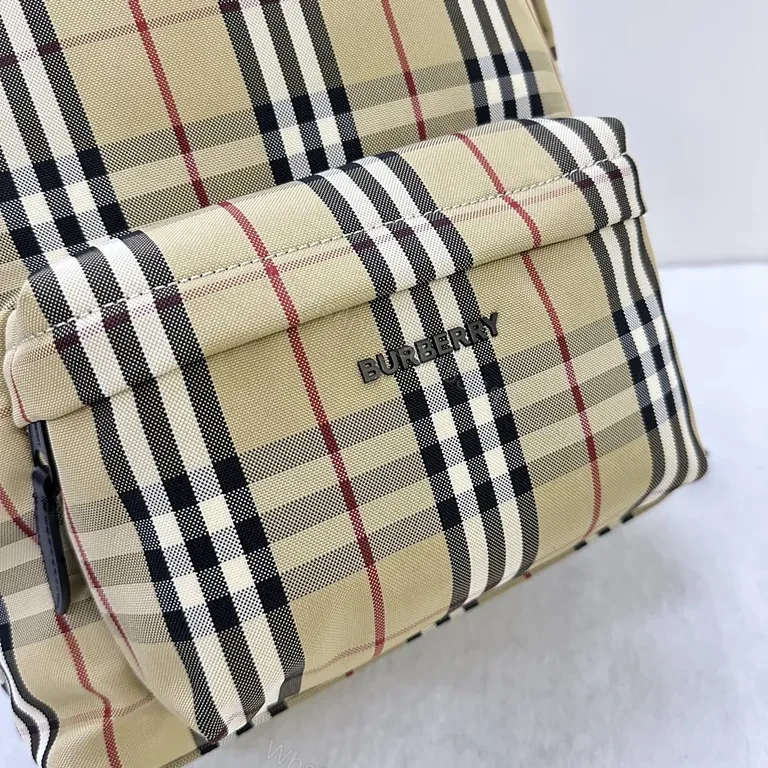 View 3 of Classic Plaid Backpack: Luxury Everyday Performance Bag