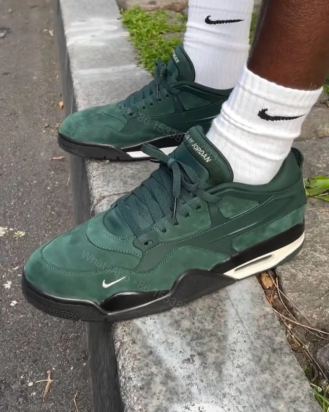View 4 of FIRST COPY AIR JORDANS 4 RM NIGEL PRO GREEN