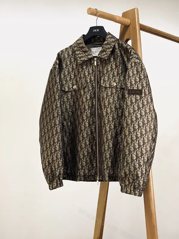 Patterned Monogram Utility Jacket - Modern Comfort, Signature Presence — view 1