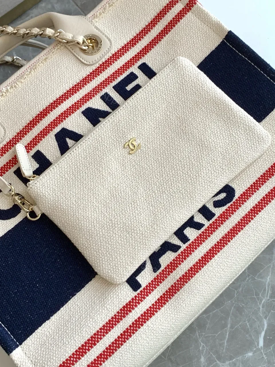 View 7 of Bold Stripes Canvas Tote: Chic, Durable, Versatile Tote
