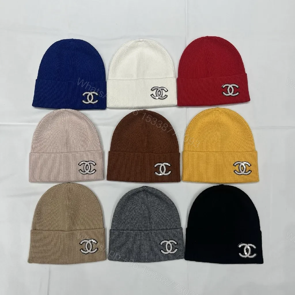 Knit Beanie with Double-C Charm: Luxe Everyday Comfort — view 1
