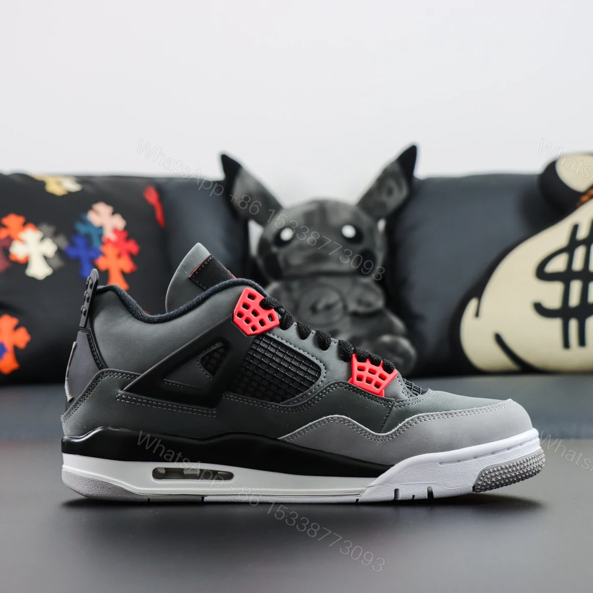 View 2 of Air Jordan 4 Retro Infrared Reps