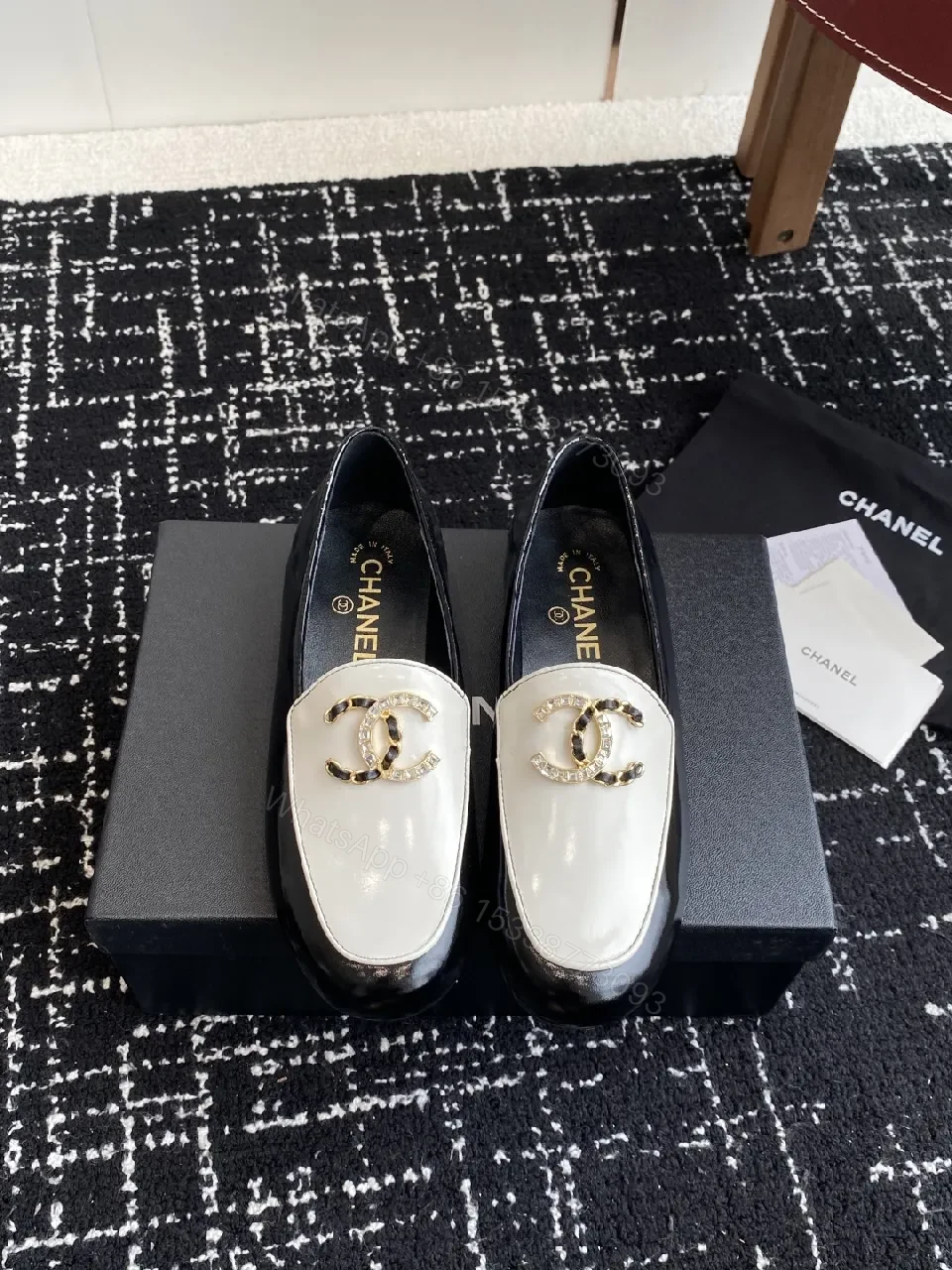 View 6 of Two-Tone Leather Loafers: Bold, All-Day Comfort, Designer Touch