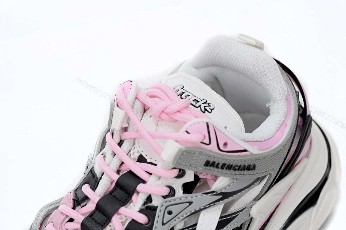 View 11 of Balenciaga Track 2 Sneaker Pink White15 568615 W3AE2 5291