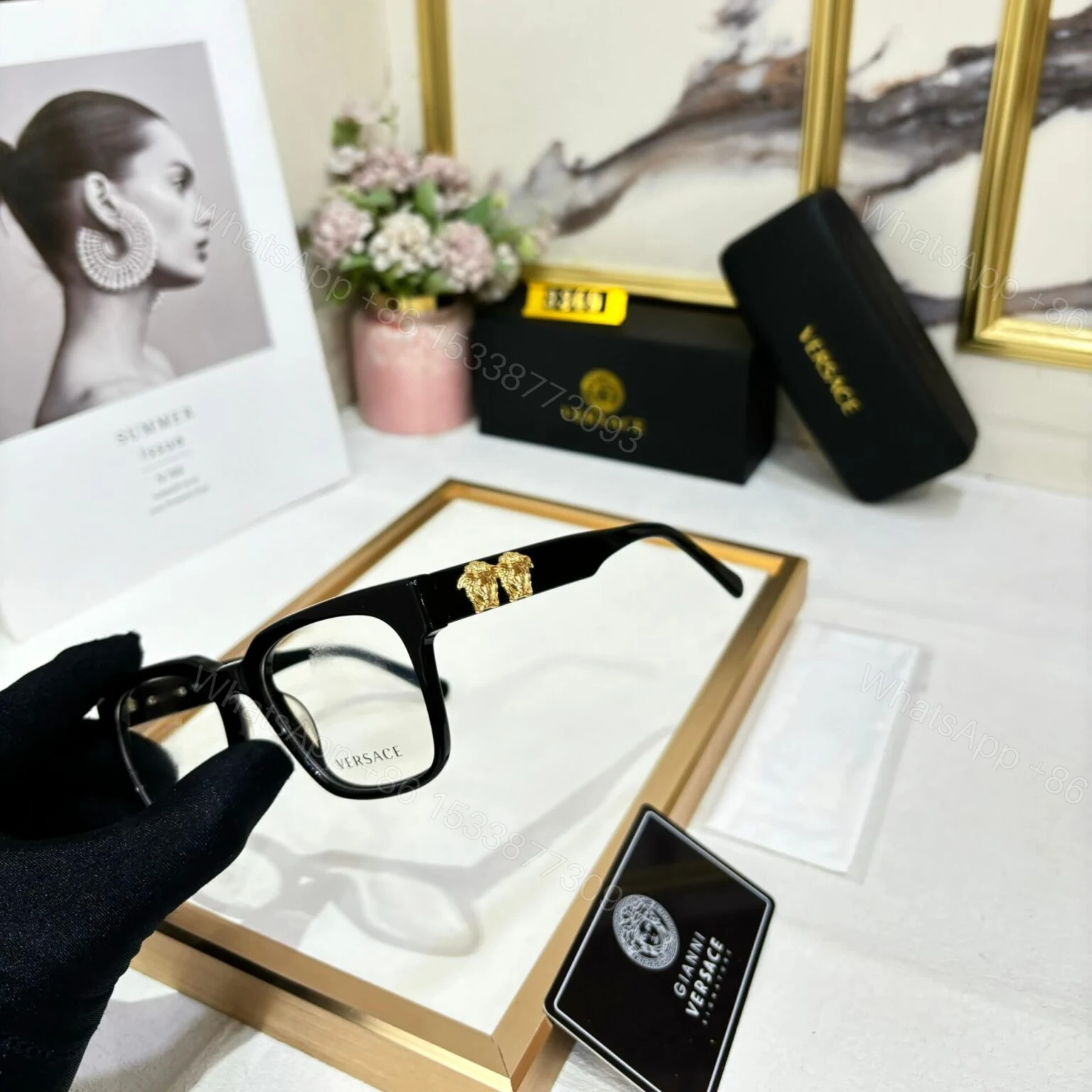 View 2 of Versace Unisex Optical Frame C09E13-7 UV Protection