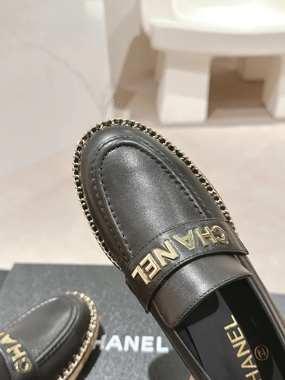 View 6 of Black Leather Loafers - Luxe, Modern, Comfort-Driven