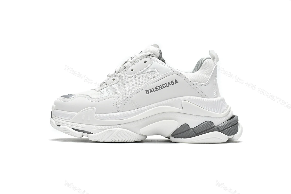 View 9 of Balenciaga Triple S White Silver 524039 W2FS4 120