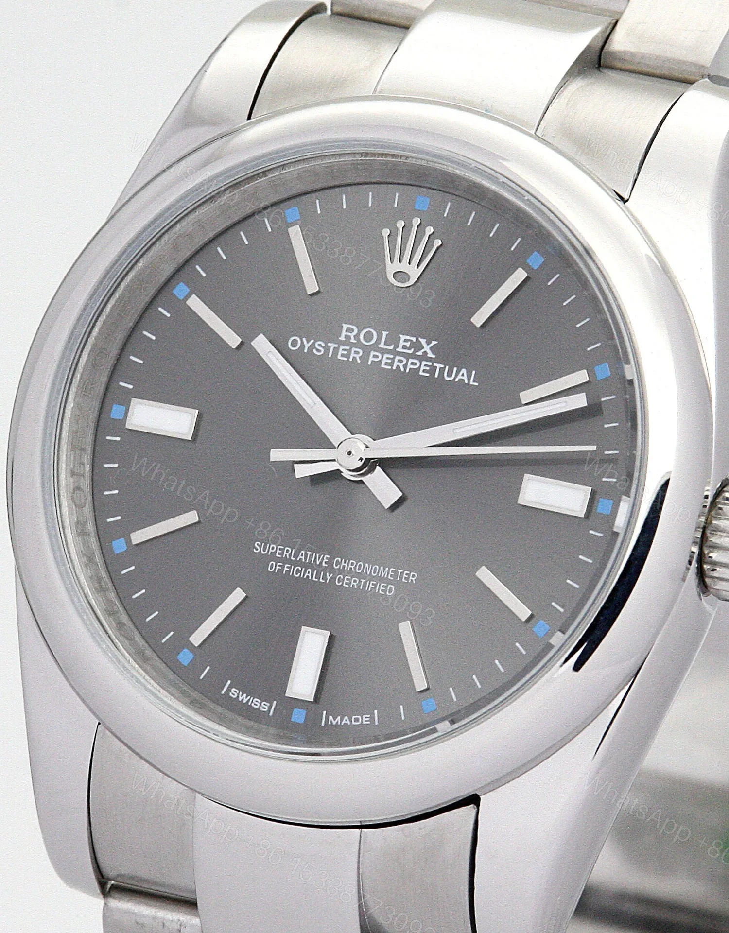 View 3 of Replica Rolex Oyster Perpetual Lady Black Dial 177200-2 31 mm