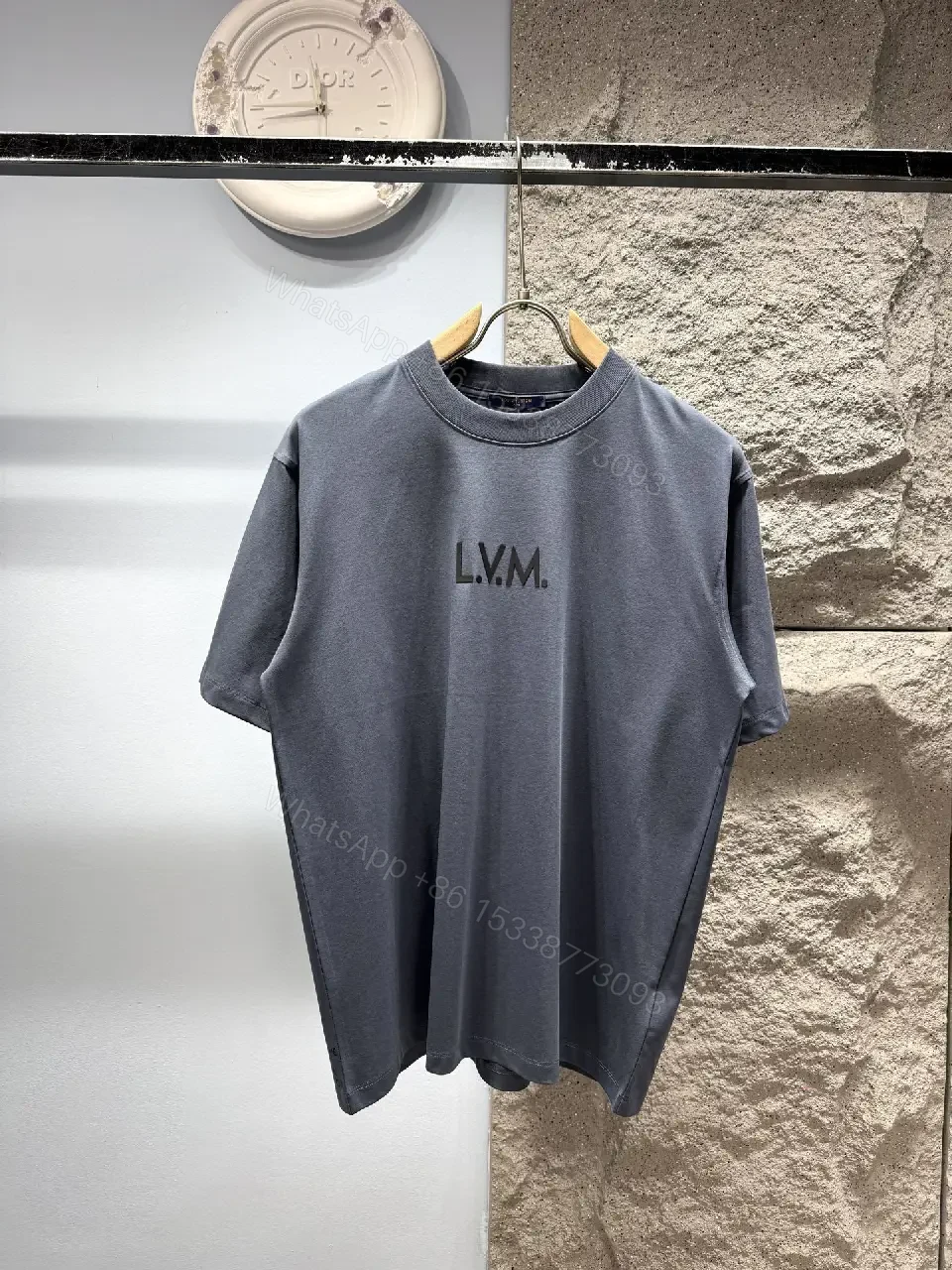 Relaxed Graphite Tee Dress — Oversized, Luxe Streetwear — view 1