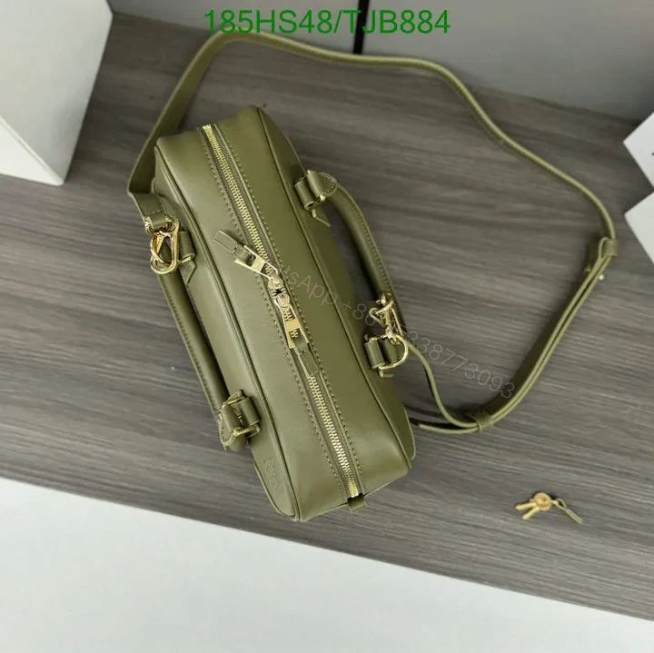 View 29 of Loewe Burgundy Amazona 23 Bag featuring Gold-Tone Hardware DZ2857