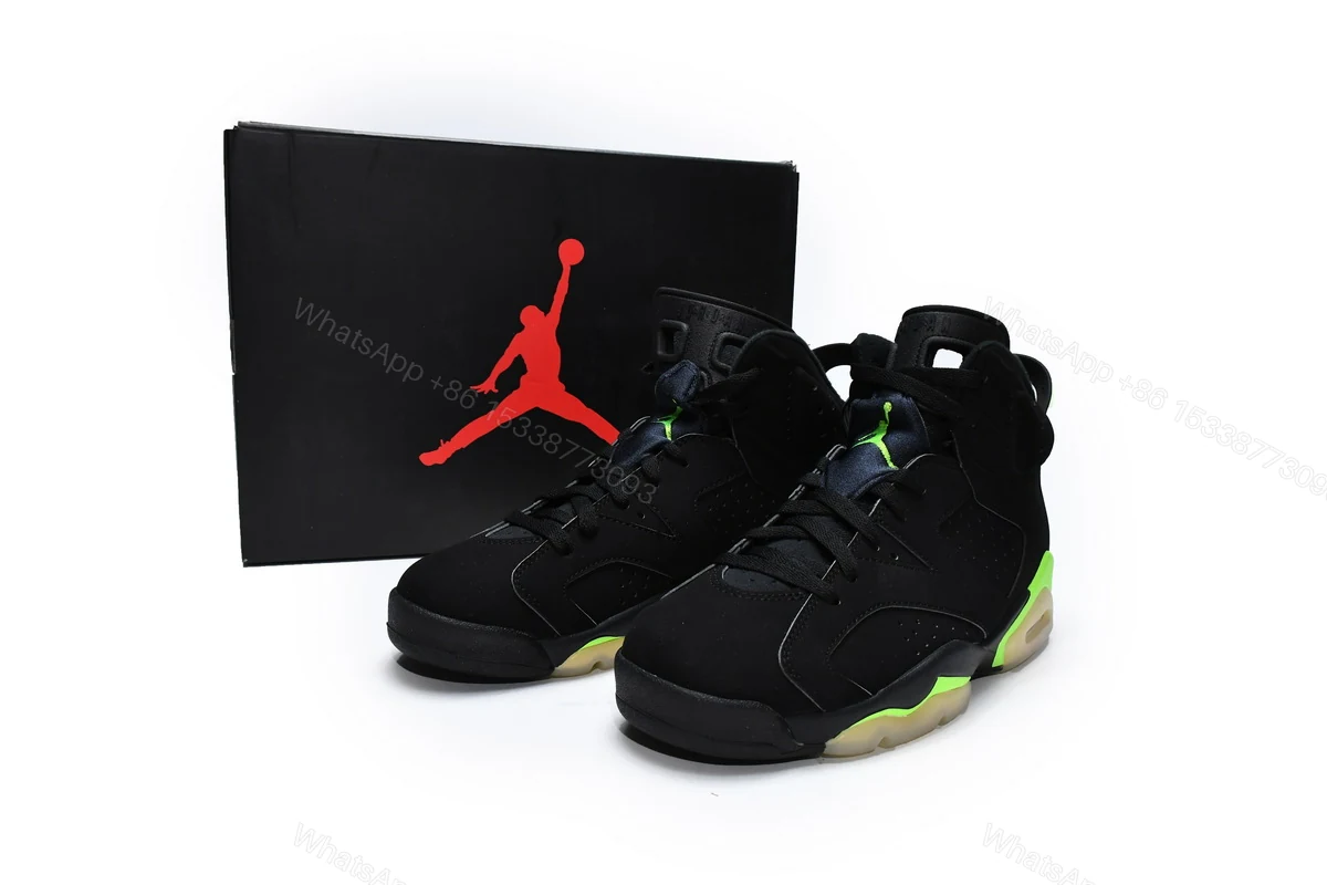 Air Jordan 6 Black Green CT8529-003 — view 2
