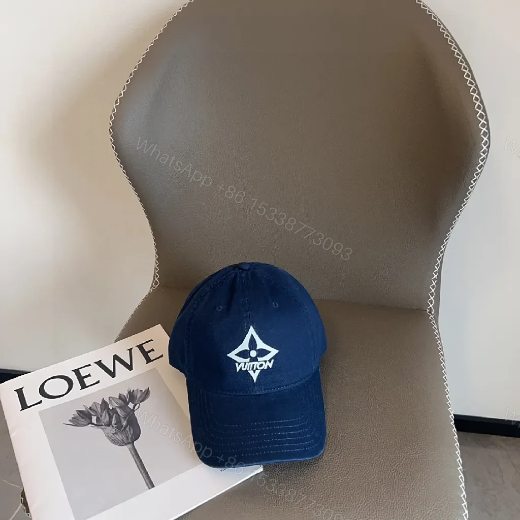 Dark Navy Cotton Cap, Subtle Luxury, Everyday Confidence, Cap — view 1