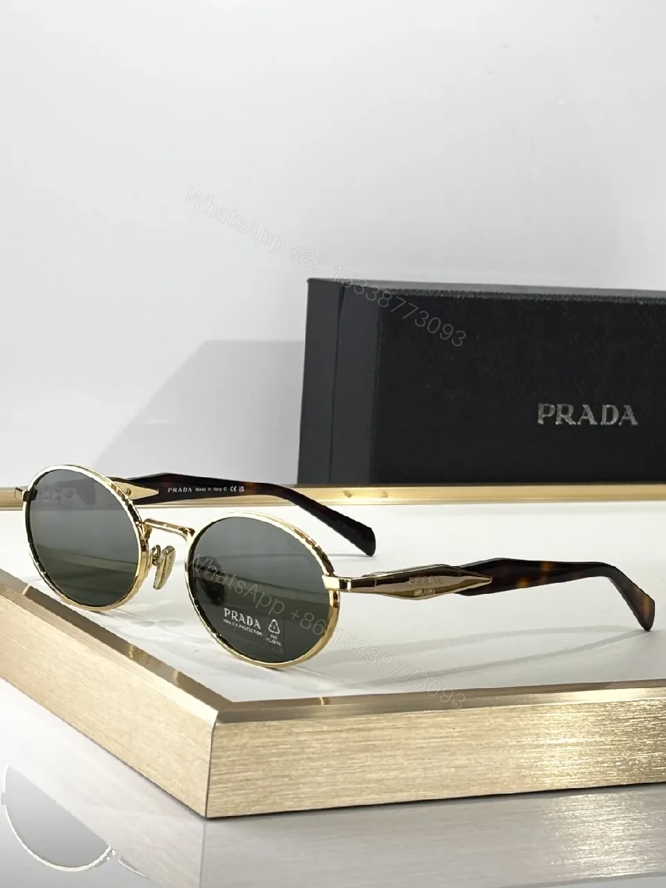 View 8 of Pink-Tint Round Frames Pearl-Style Sunglasses