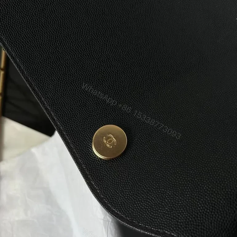 View 5 of Chanel-Inspired Quilted Leather Backpack with Gold Hardware