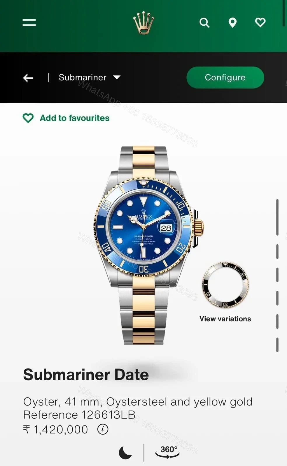 View 4 of Rolex Submariner Deep Premium