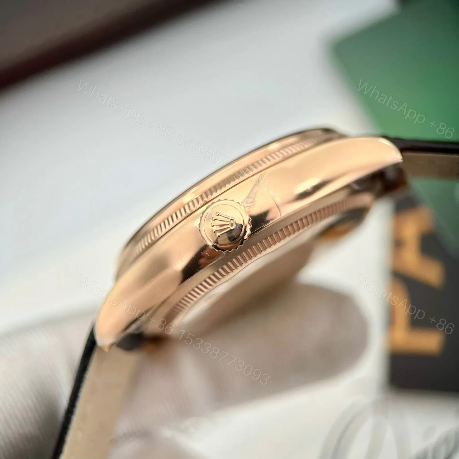 View 4 of Replica Rolex Cellini Black Dial 50525