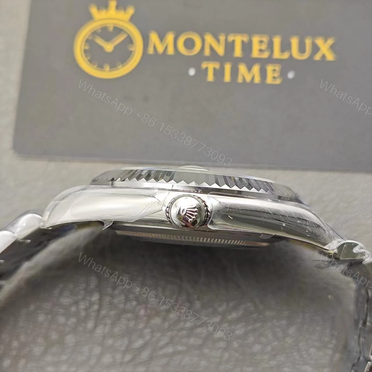 View 8 of Rolex Sky-Dweller Blue Dial Stainless Steel 336934 Jubilee Replica