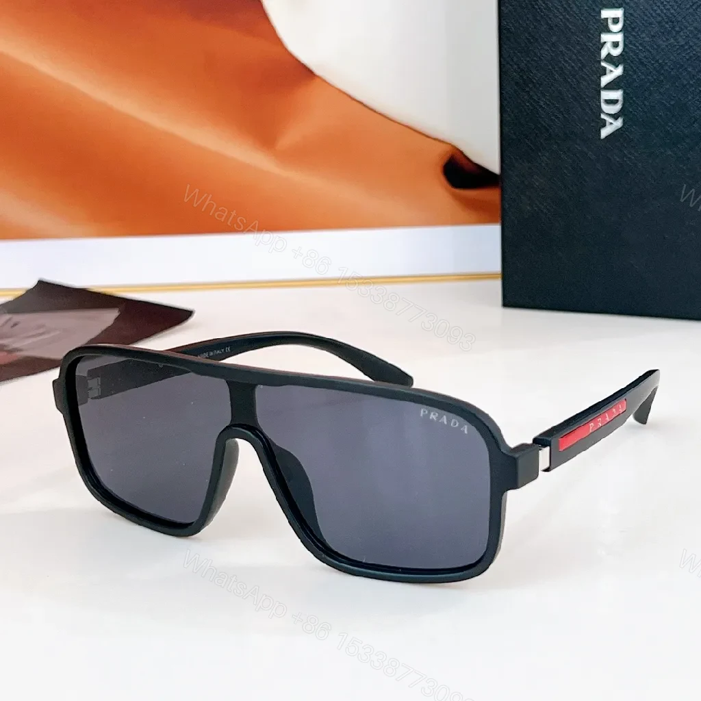 View 8 of Bold Modern Shield Sunglasses with Matte Frame, UV400 Protection