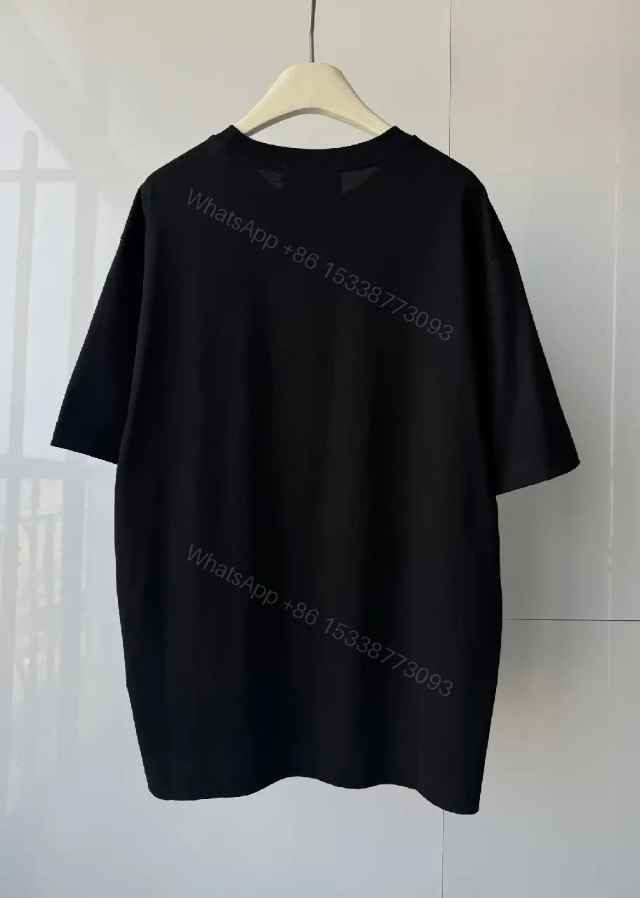 View 4 of Bold Black Tee Red V Accent - Premium Casual Tee