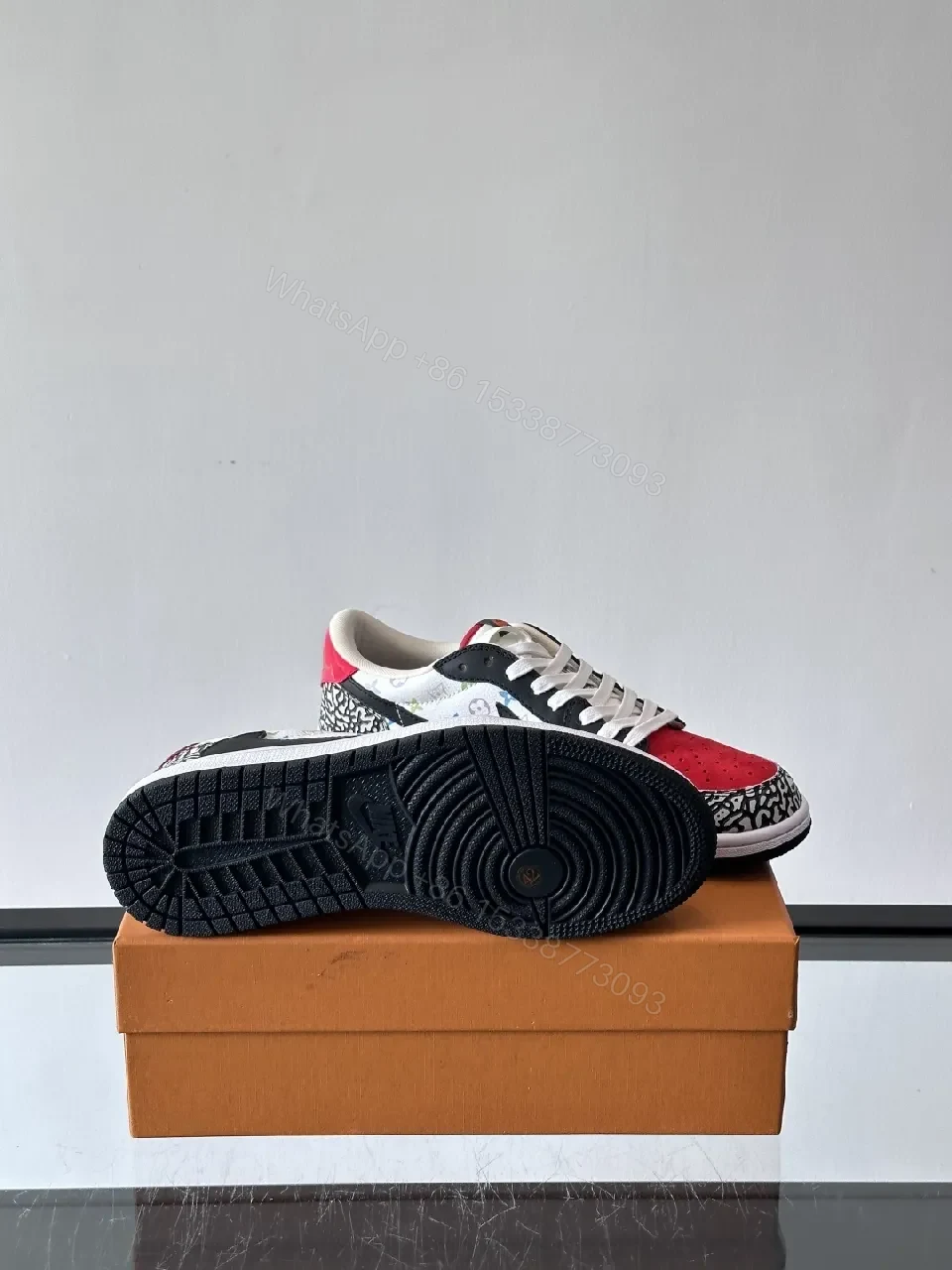View 7 of Colorful Premium Detailing High-Top Sneakers