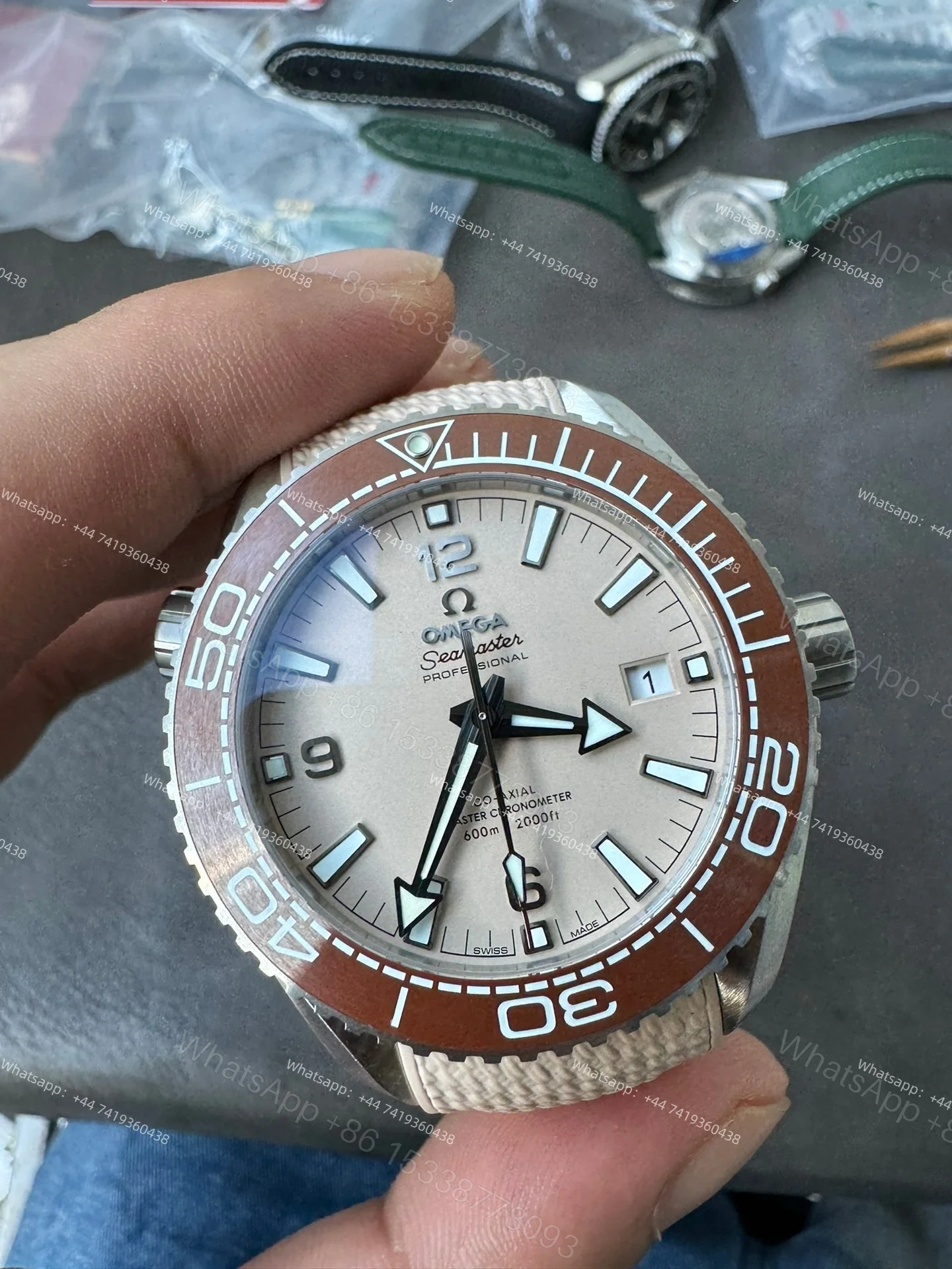 View 6 of Omega Super Clone Seamaster Planet Ocean 600m 43.5MM 215.32.44.21.09.001