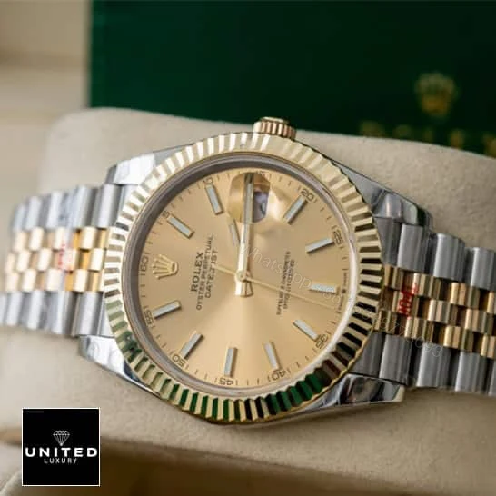 View 9 of Rolex Datejust 116233 Champagne Dial Replica