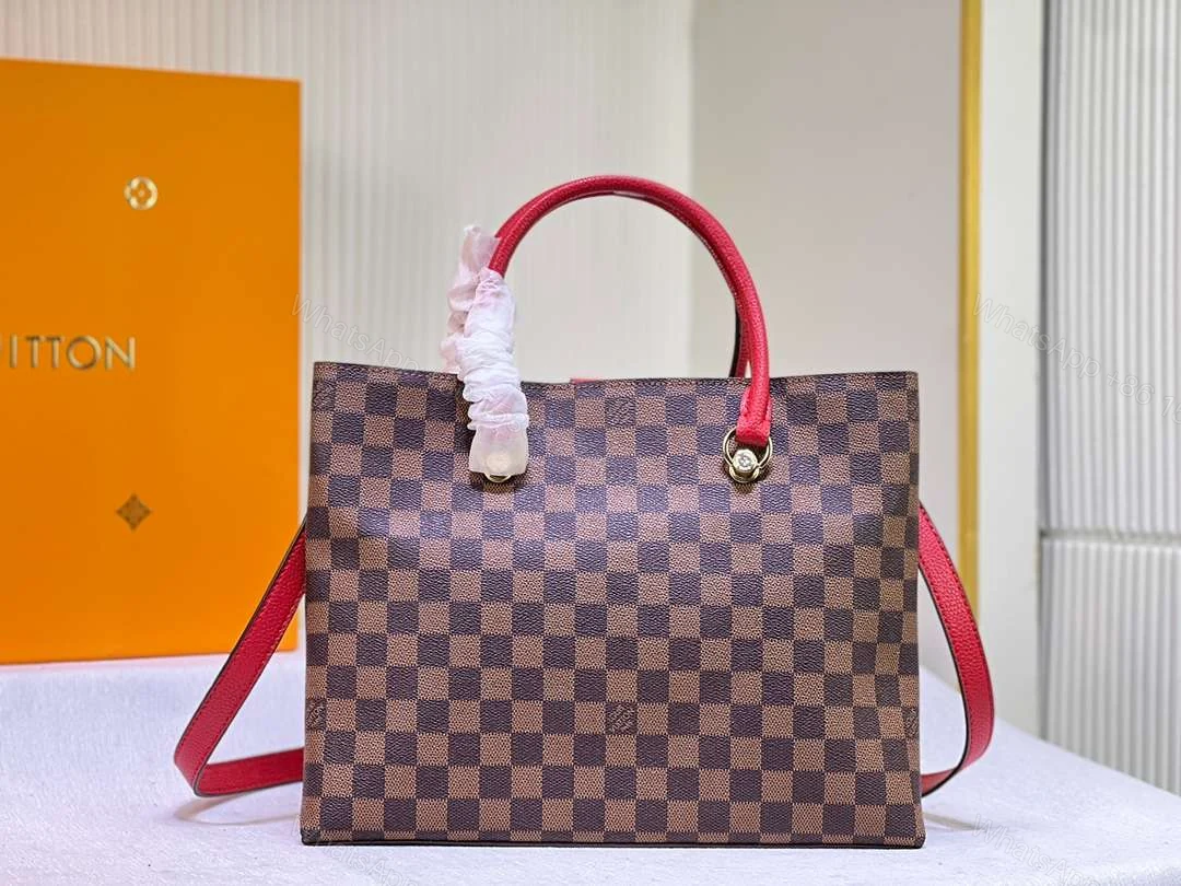 View 4 of Louis Vuitton Damier Ebene Canvas Lv Riverside Tote