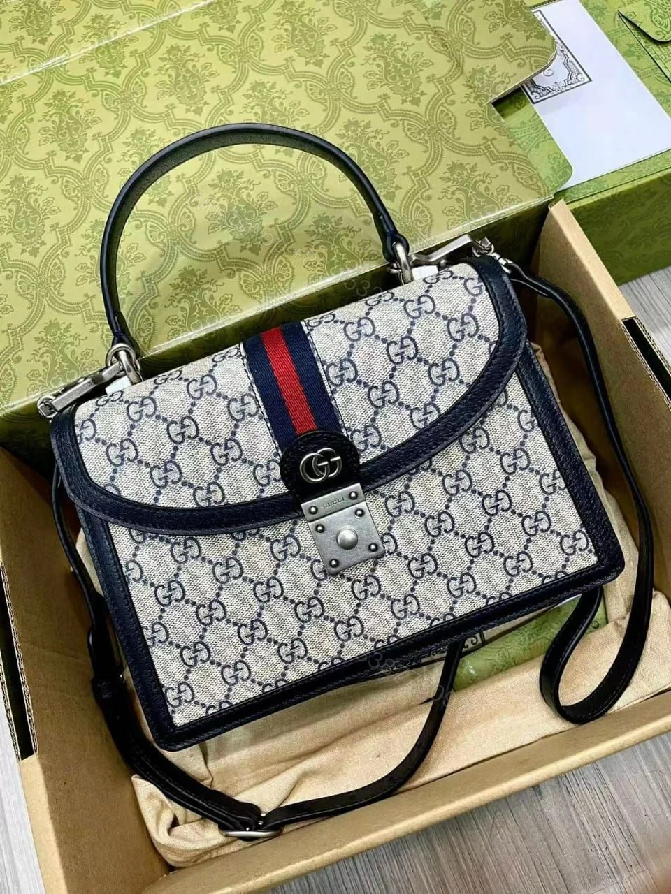 GUCCI Ophidia Small Top Handle Bag — view 1