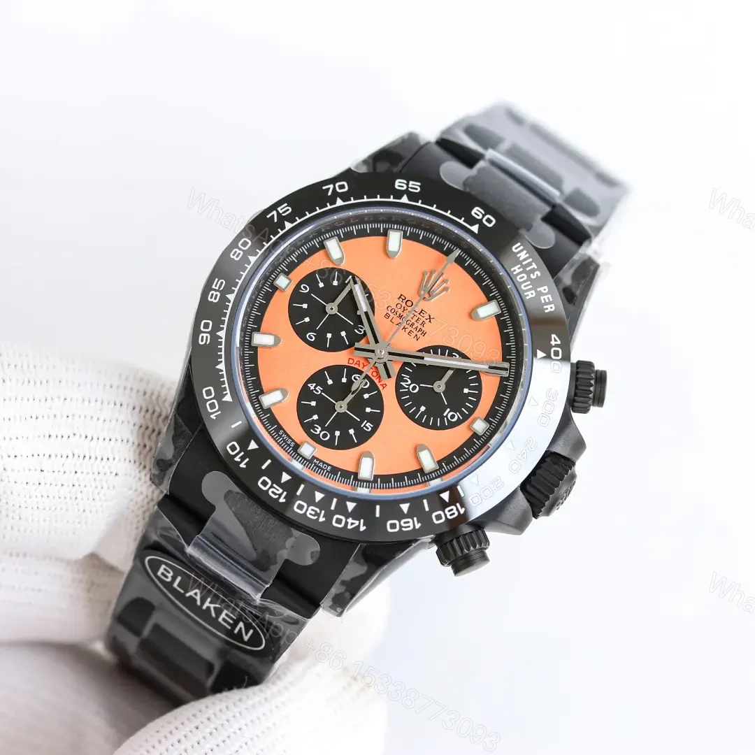 View 2 of Rolex Daytona DiW Carbono Laranja 40mm Black Oyster ROLEX-DAYTONA-CARBON-ORG-40