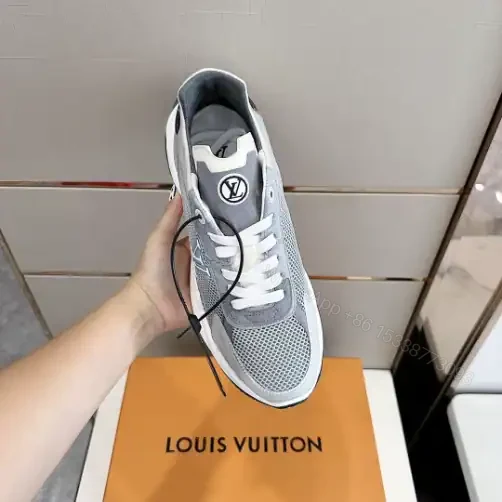 View 5 of LOUIS VUITTON RUN 55 SNEAKERS IN GREY – LSVT357