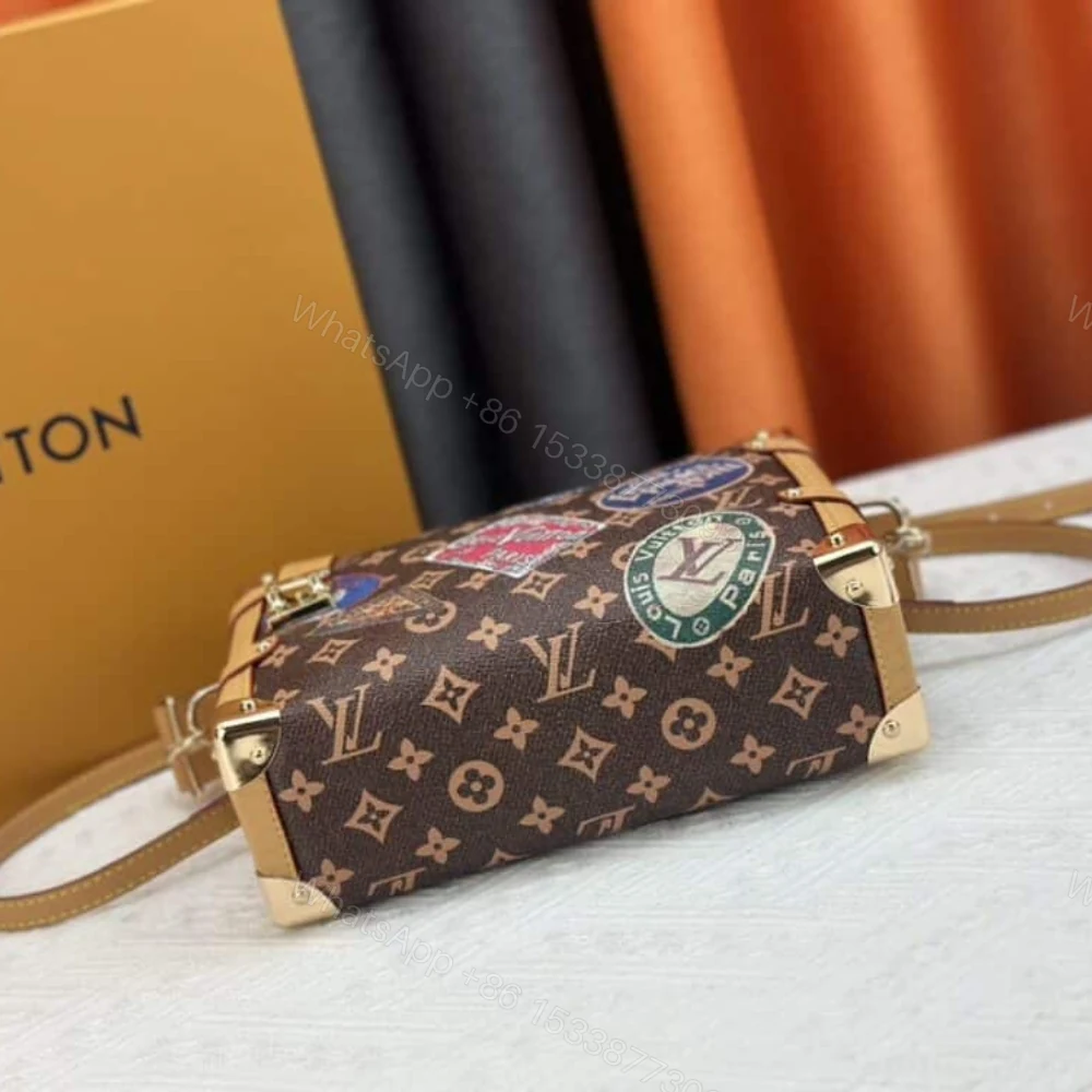 View 5 of Louis Vuitton Side Trunk MM Flight Mode Gaston Monogram 21Cm M47085