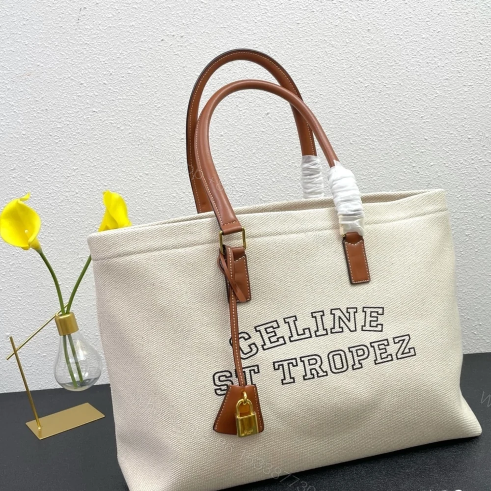 View 4 of CELINE CABAS HORIZONTAL ST TROPEZ BEIGE 33CM