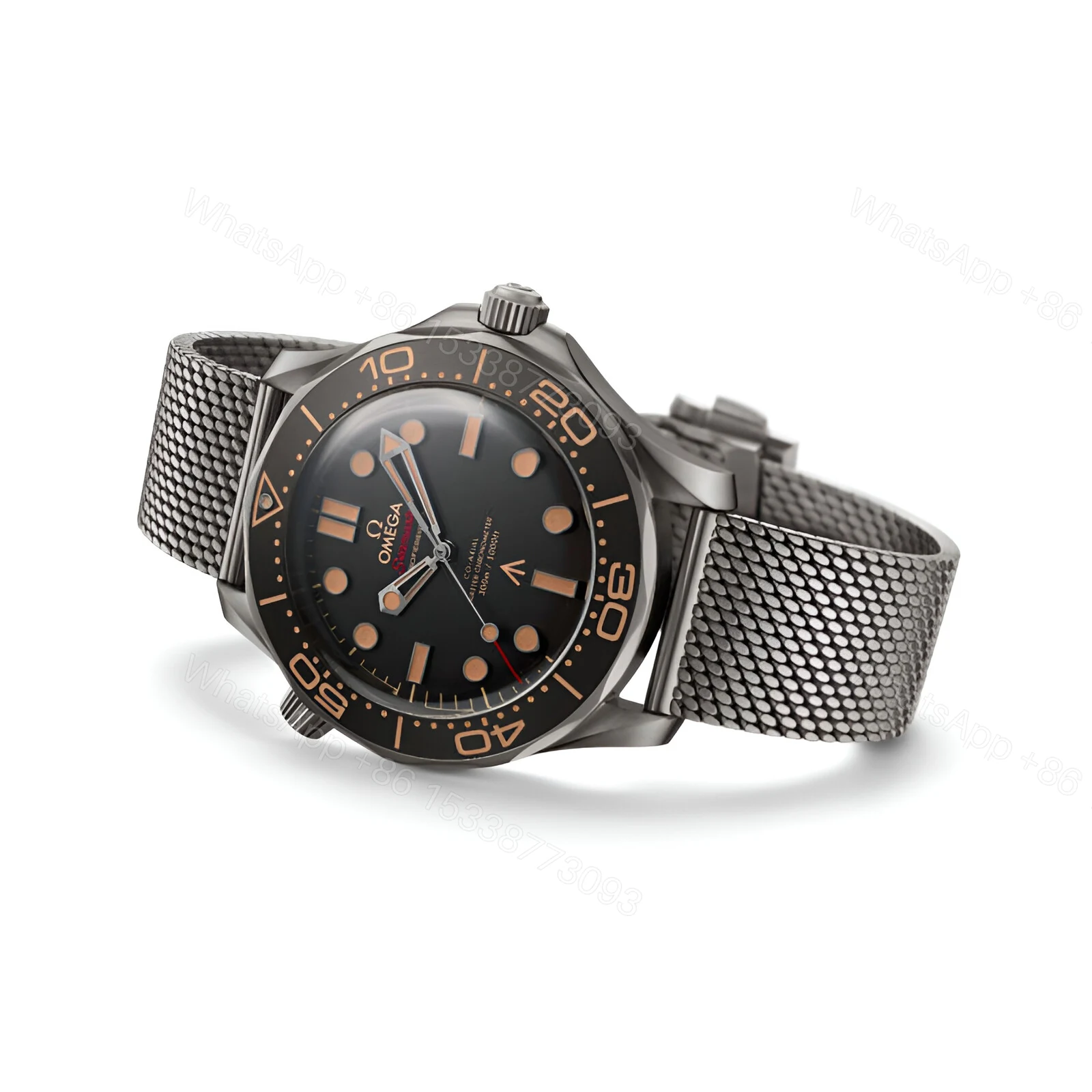 View 2 of Seamaster 300M 007 Brown Dial Replica
