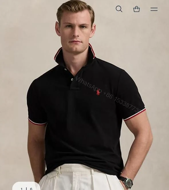 View 6 of FIRST COPY RALPH LAUREN IMPORTED SUMMER COLLAR POLO T-SHIRT