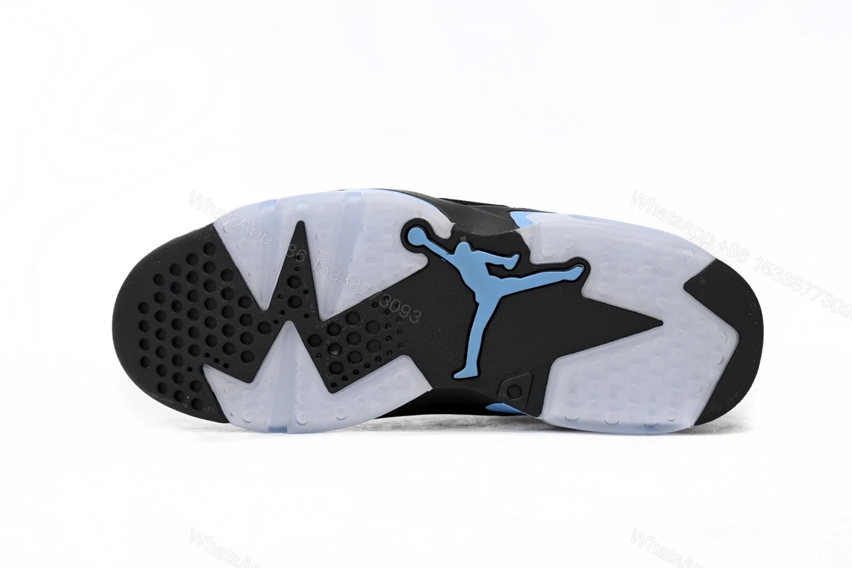 View 8 of Air Jordan 6 Black Blue 384664-006