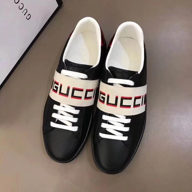 View 4 of GUCCI STRIPE LEATHER SNEAKER – GC4