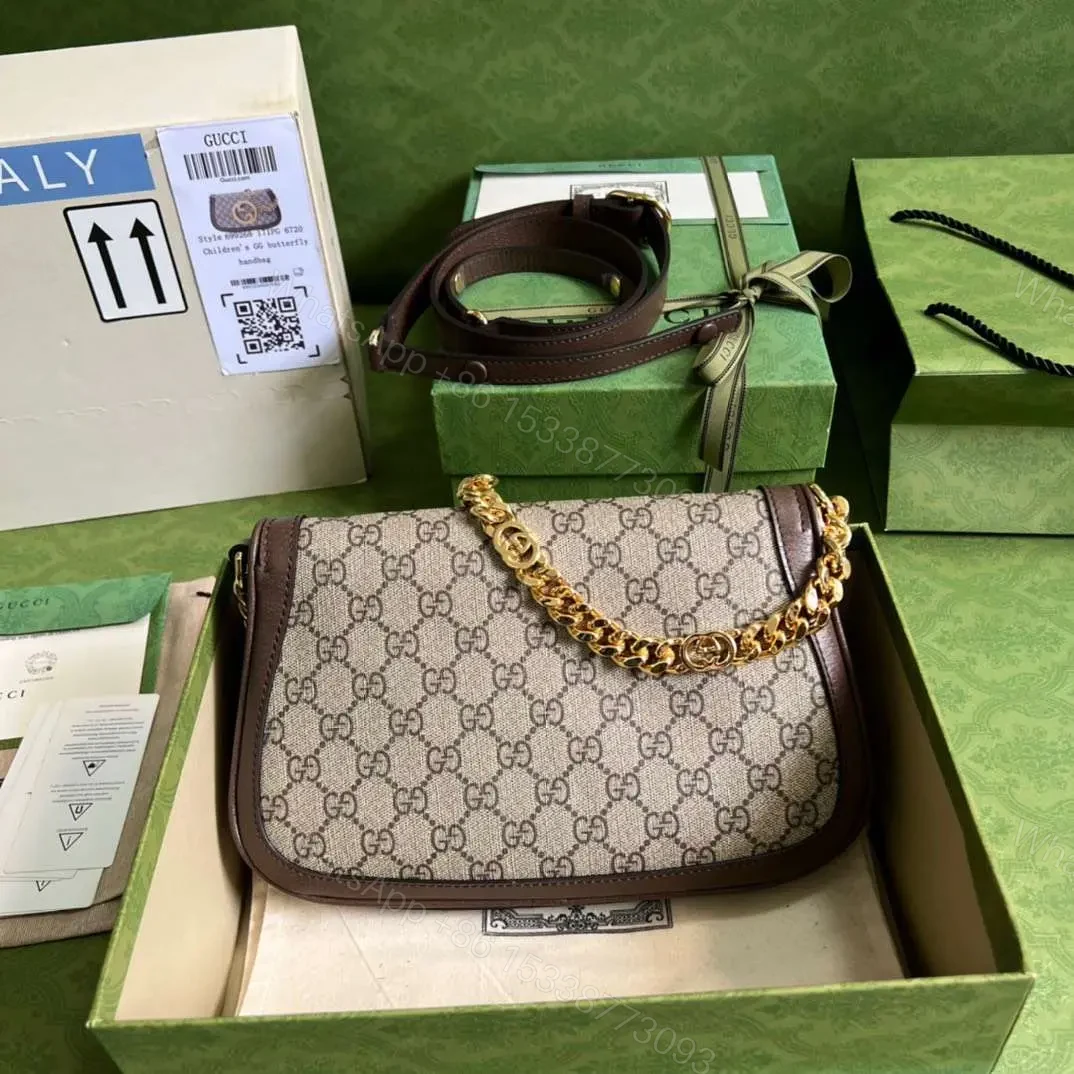 View 4 of Gucci Blondie Branded Women’s Handbag with Ophidia Pattern 28x16x4cm