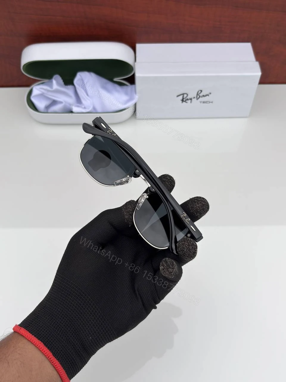 View 3 of First Copy Rayban 3016 Silver Black