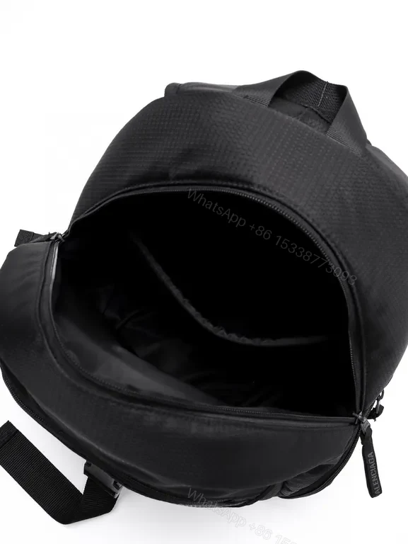 View 6 of Black Nylon Micro Backpack â€” Balenciaga, Minimal Luxury, Compact Daily Carry