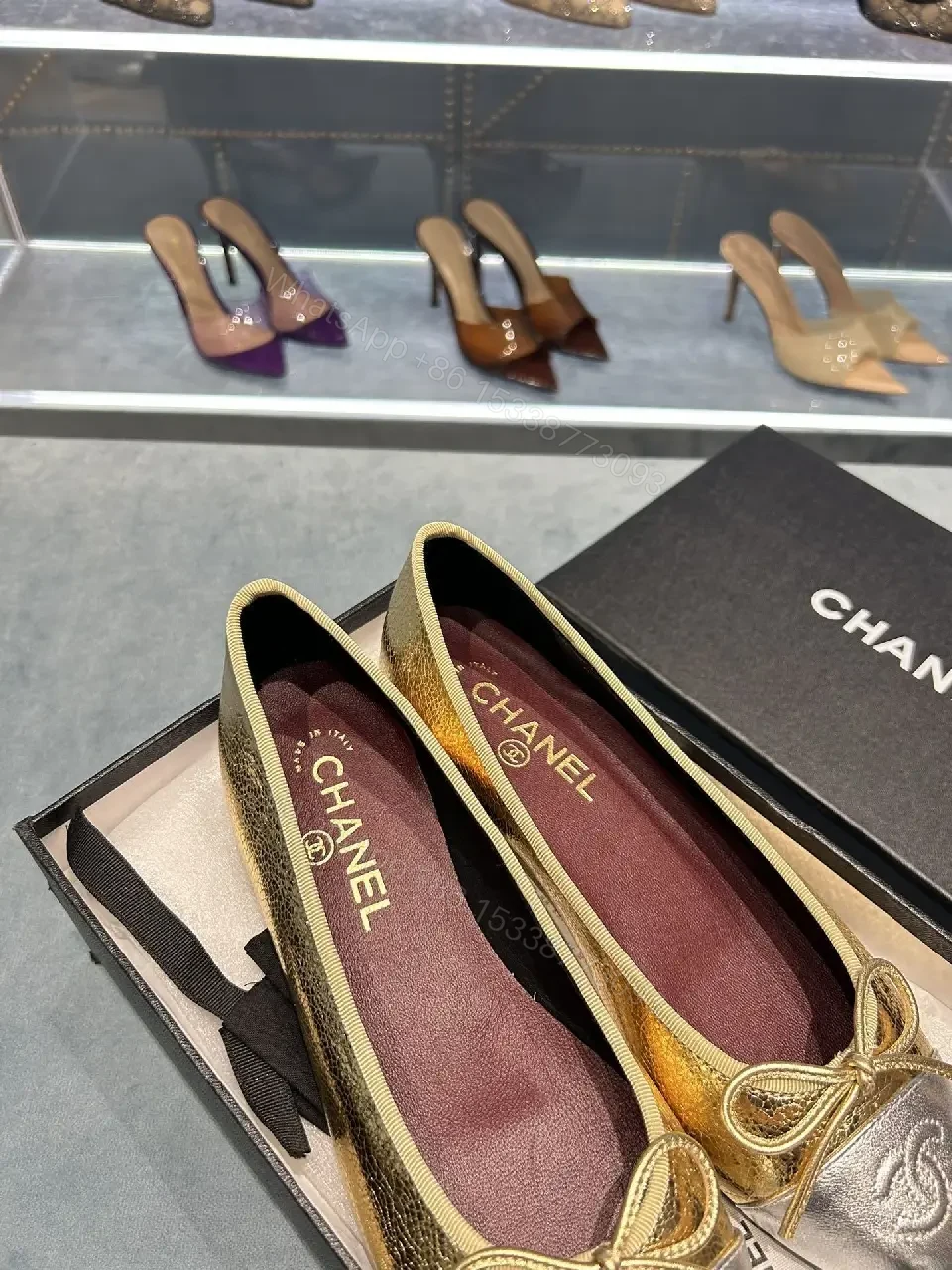 View 2 of Elegant Metallic Quilted Pumps — Comfortable All-Day Luxury
