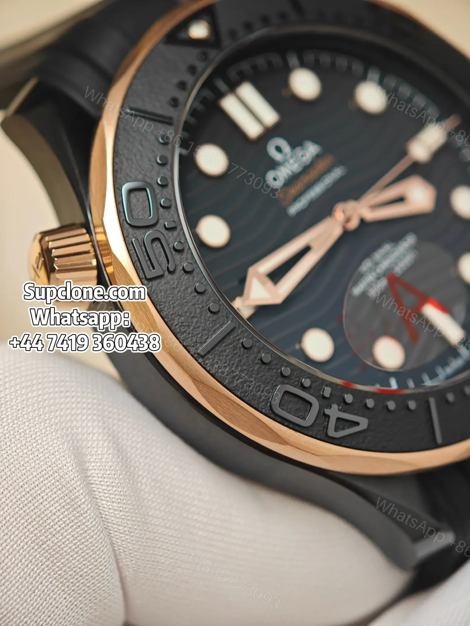 View 15 of Omega Seamaster Planet Ocean 210.62.44.20.01.001 Super Clone Watch