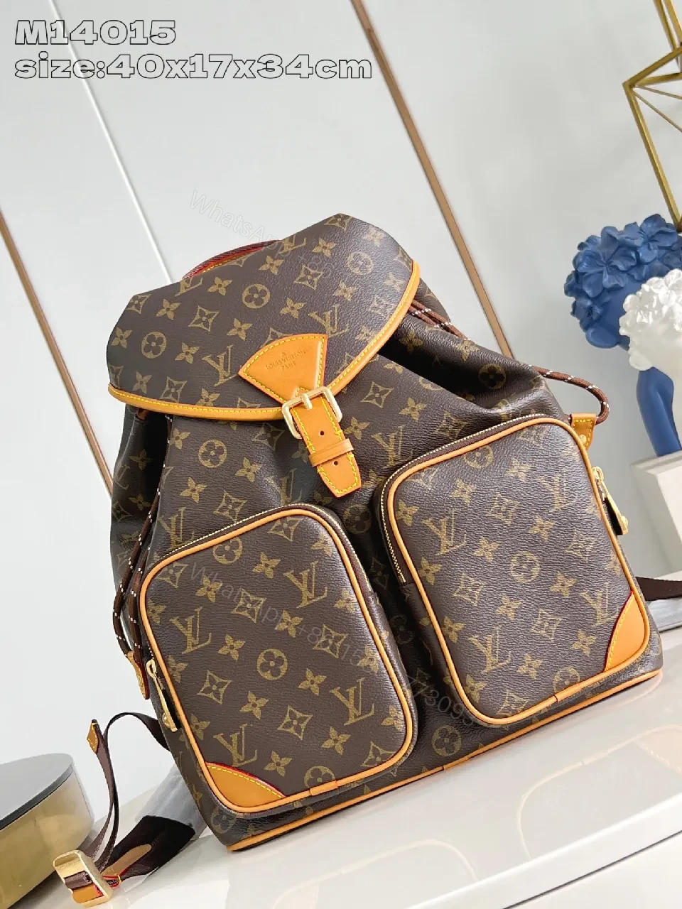 Monogram Canvas Backpack: Structured Luxury & Everyday Versatility — view 1