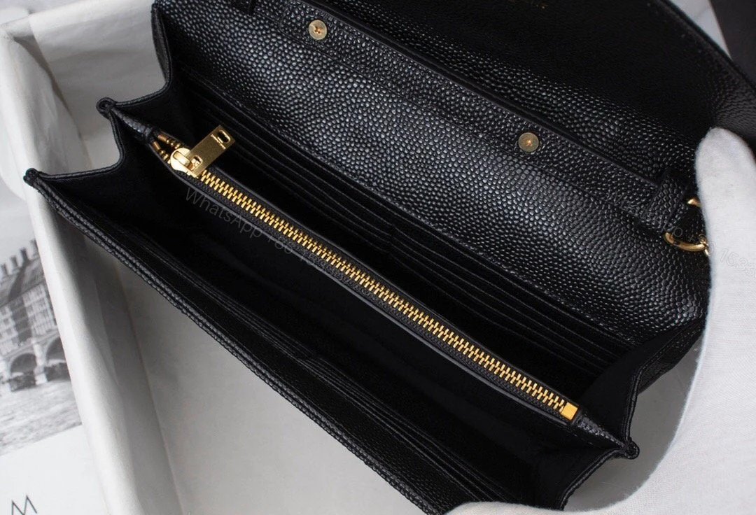 View 3 of Saint Laurent Cassandre Chain Wallet