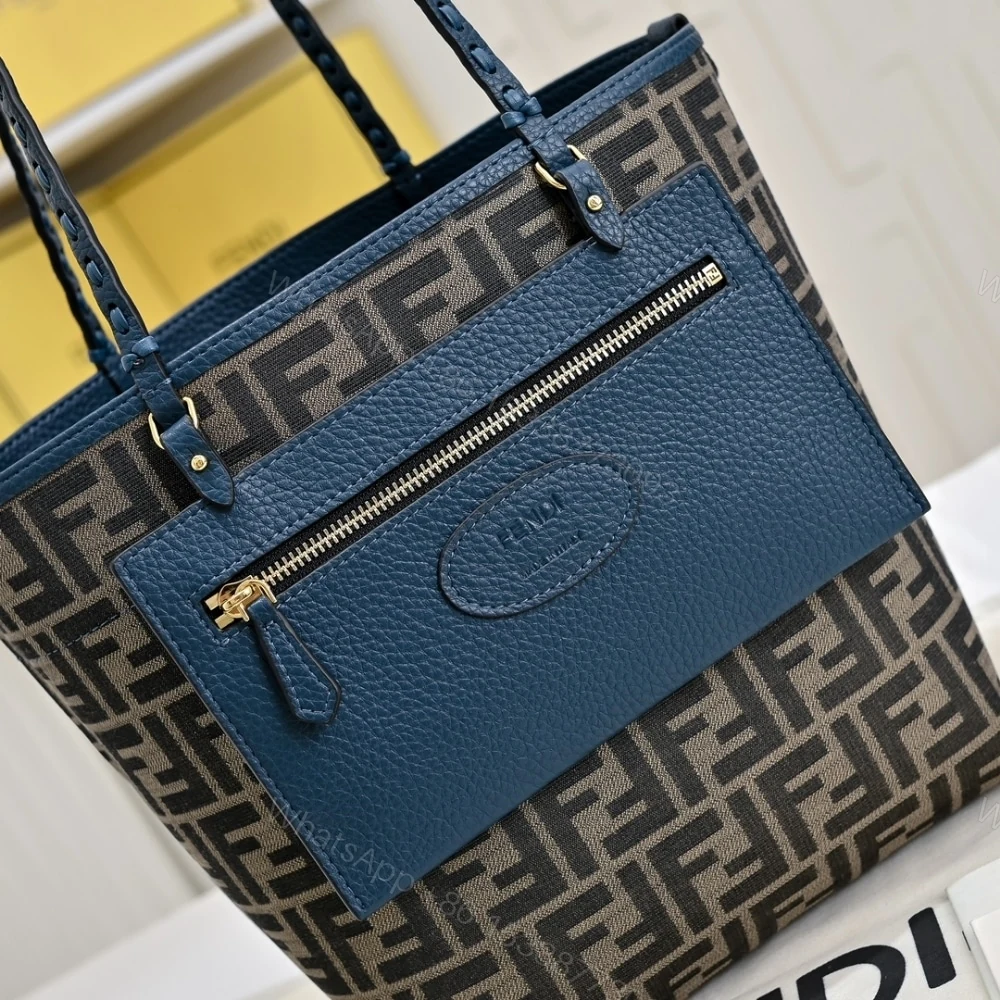 View 5 of FENDI MEDIUM ROLL BLUE 36CM 8BH428AS84F1PQF