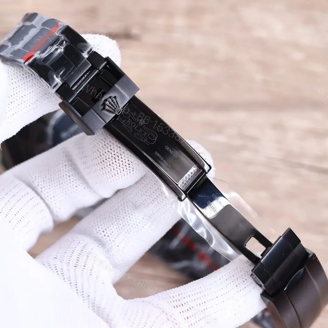 View 9 of Best Rolex Blaken Black Submariner replica 40MM Black Oyster Bracelet Edition RG-BLAKEN-BLACK-SUBMARINER-OYSTER-40