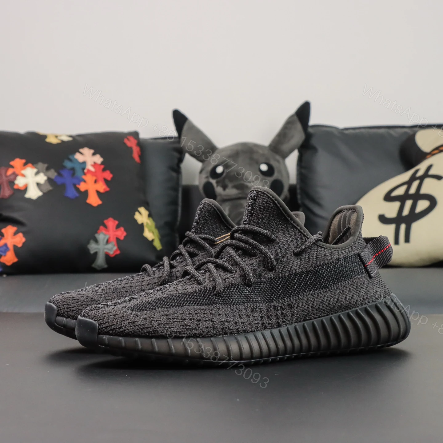 View 8 of Yeezy Boost 350 V2 Static Black Reps