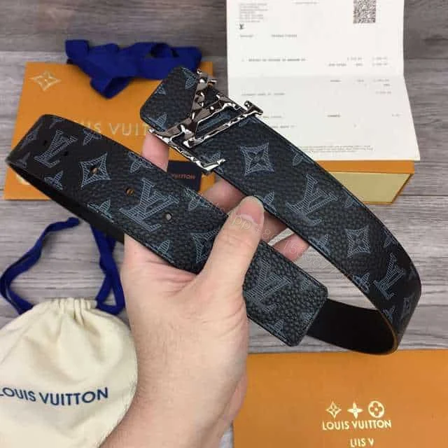 View 6 of LOUIS VUITTON INITIALES 40MM REVERSIBLE MONOGRAM CANVAS BELT – B103