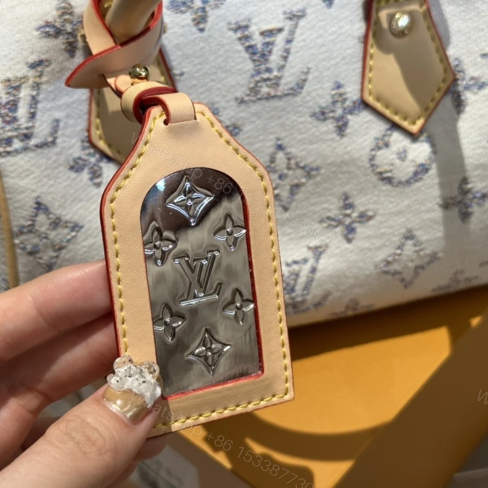 View 5 of Louis Vuitton Speedy Bandoulière 20 Multicolor Beige 20Cm M24709