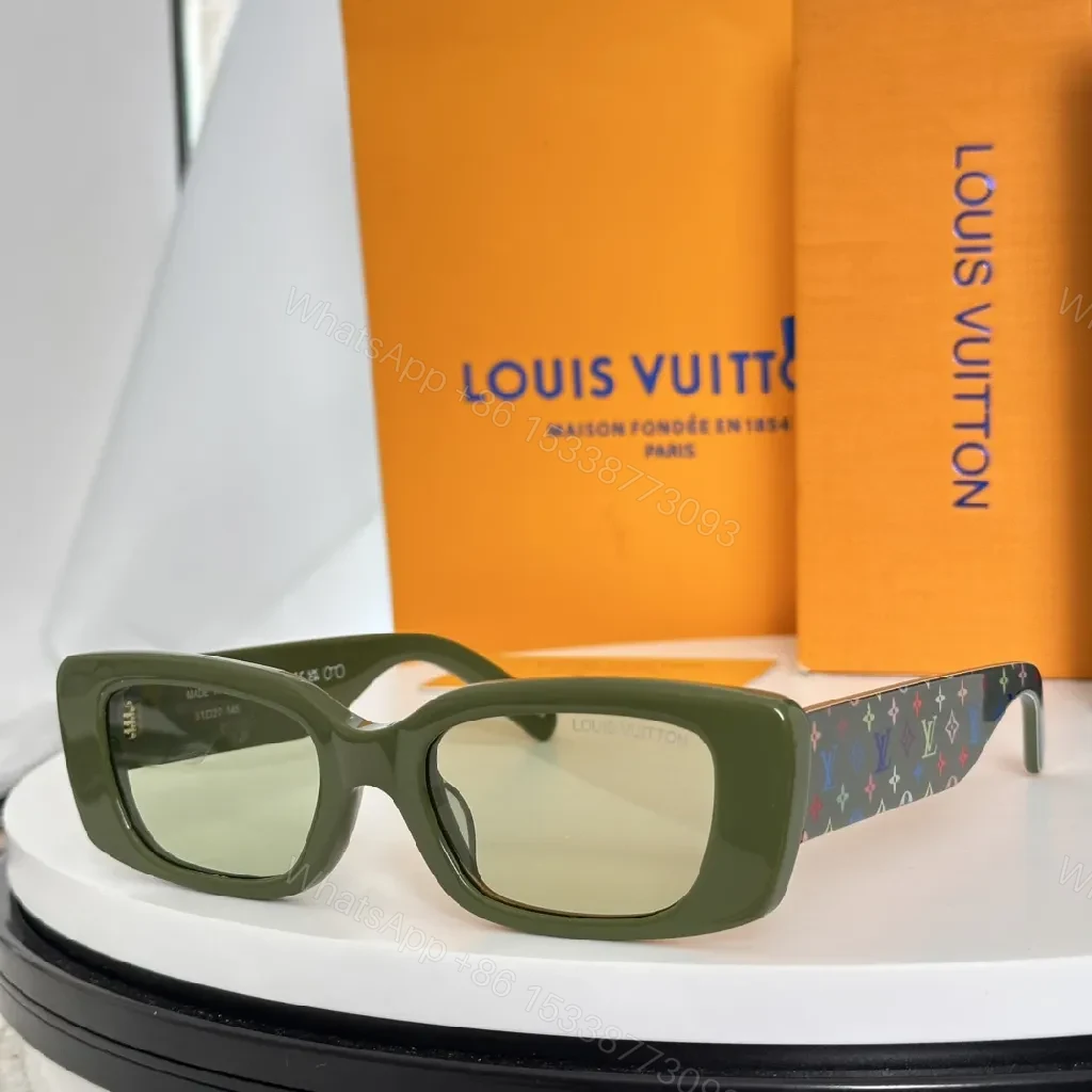 View 3 of Transparent Frame Sunglasses: Polarized UV 400, Monogram Accents, All-Day Comfort