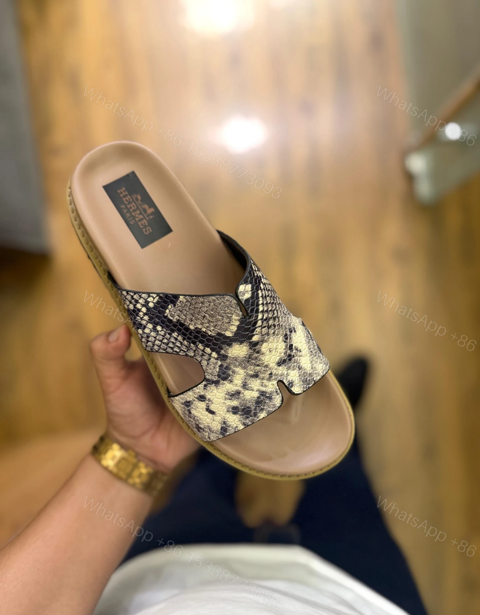View 8 of FIRST COPY HERMES-PARIS AESTHETIC MULES FOR MEN